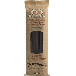 Pasta Tonnarelli/Linguine Al Nero Di Seppia Rustichella D'Abruzzo Gr.500 – NH