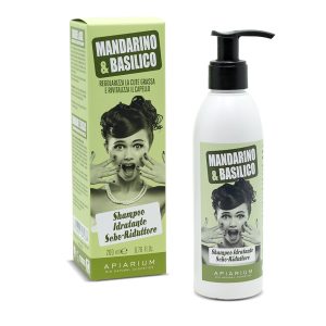 SHAMPOO IDRATANTE SEBO- RIDUTTORE MANDARINO E BASILICO – 200ML