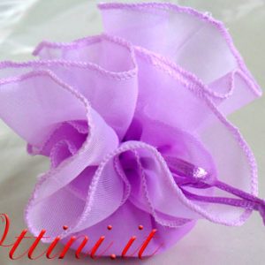 Sacchetto Emotion in Organza Lilla