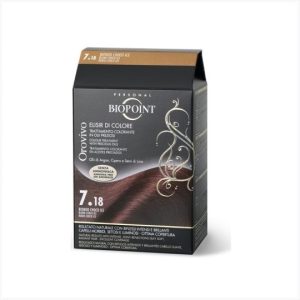 Biopoint elisir di colore 7.18 biondo chiaro ice