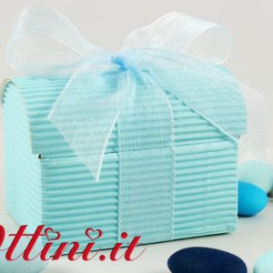 Bauletto Porta Confetti Onda Cielo