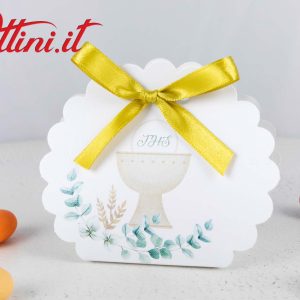 Scatolina Porta Confetti Comunione Borsaro