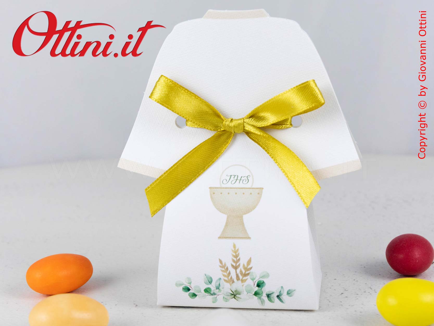 Scatolina Tunica Prima Comunione