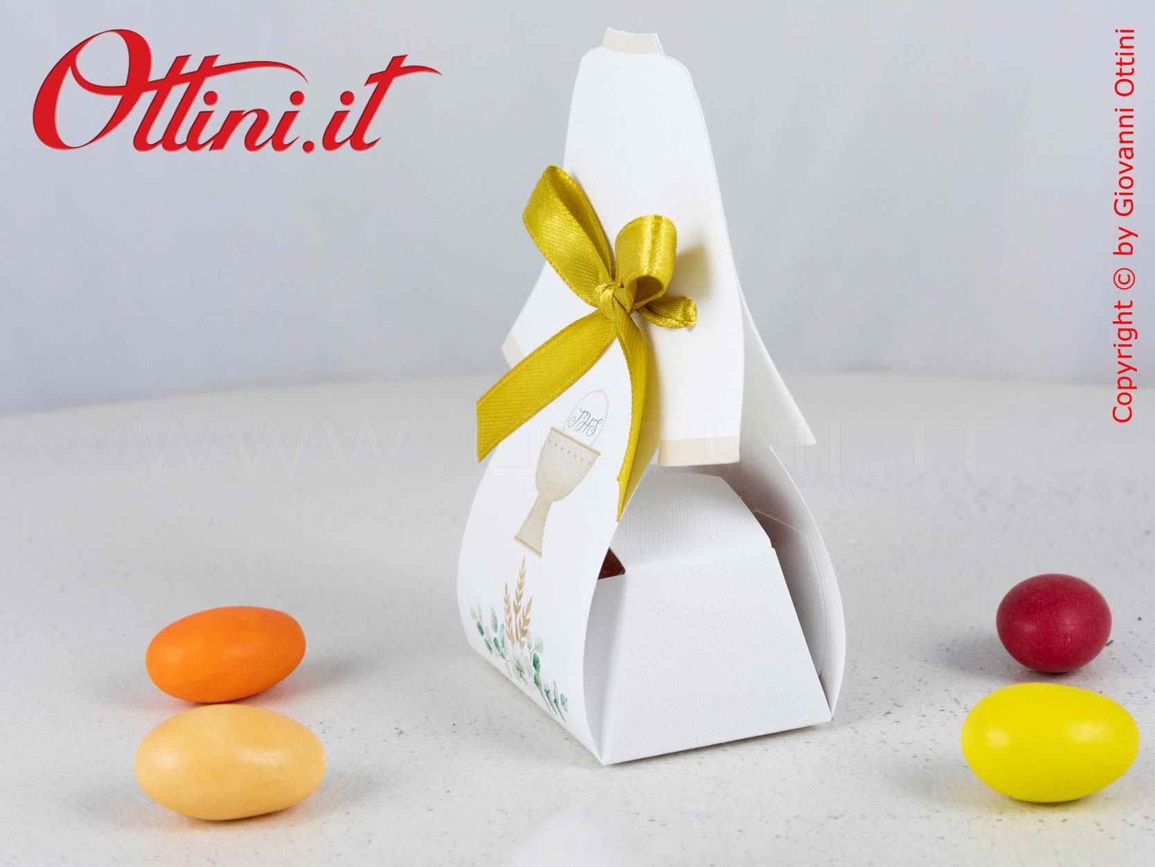 Scatolina Tunica Prima Comunione - immagine 2