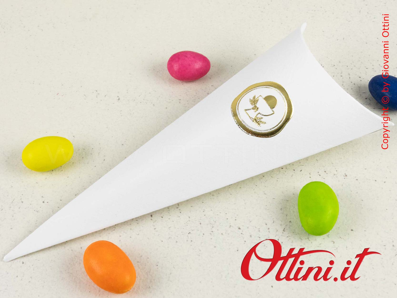 Cono Portariso Portaconfetti Comunione