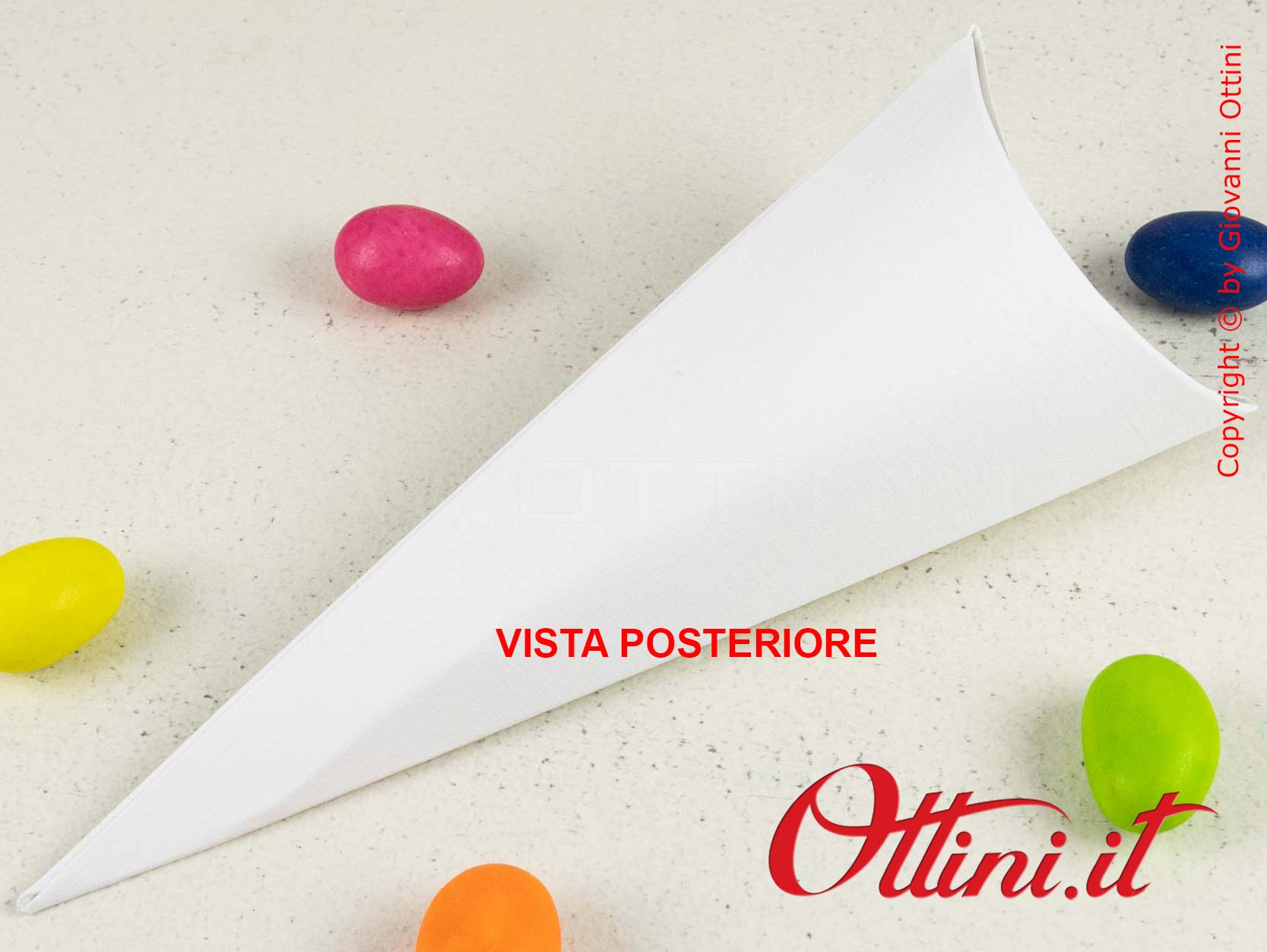 Cono Portariso Portaconfetti Comunione - immagine 3