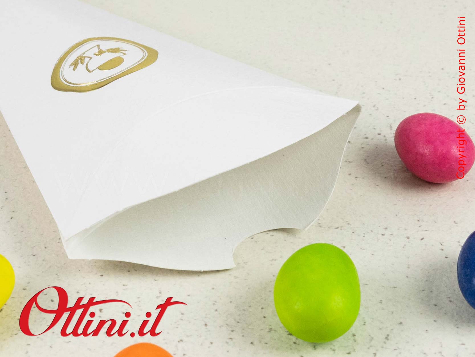 Cono Portariso Portaconfetti Comunione - immagine 4