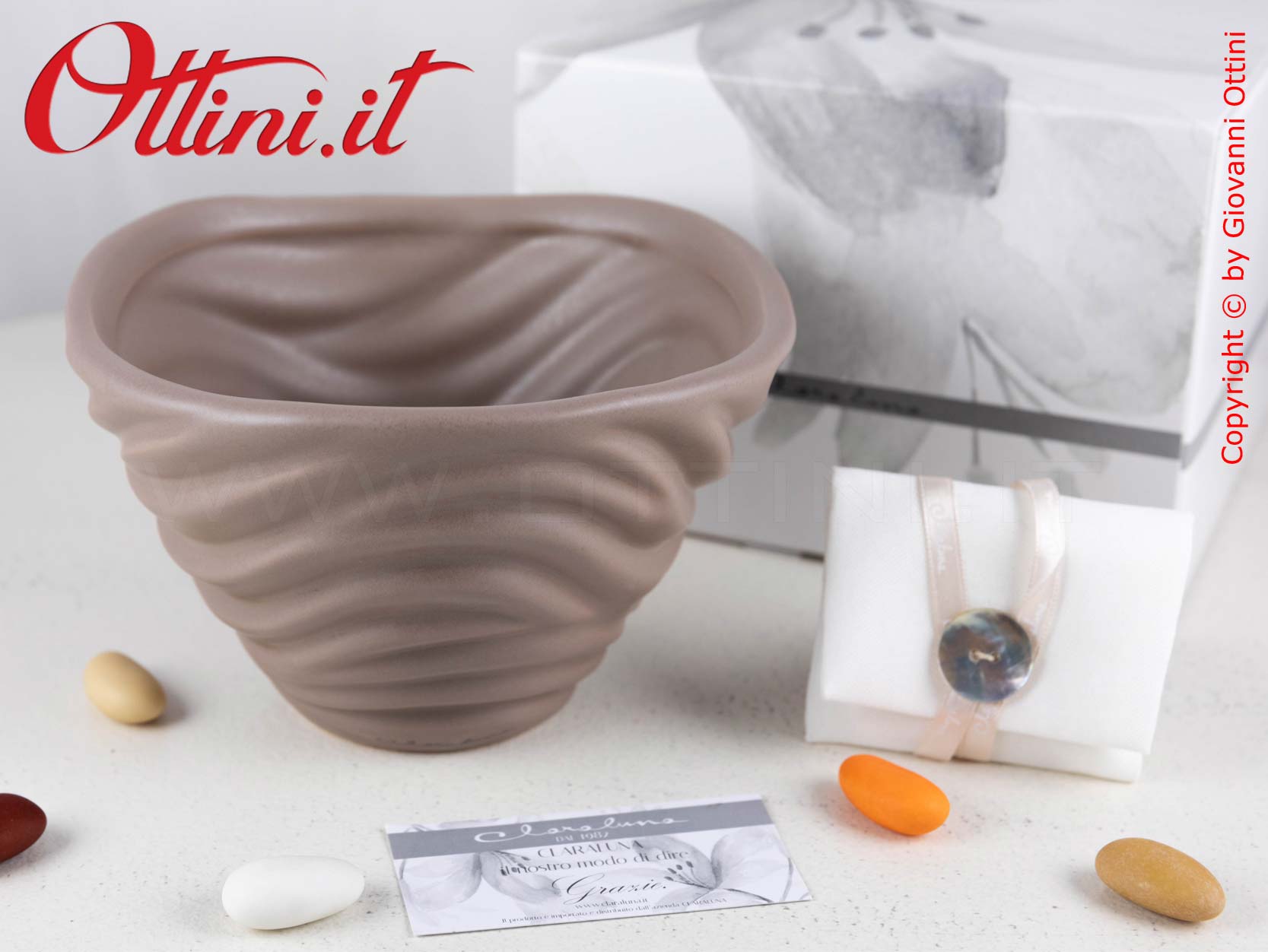 23054 Ciotola Color Biscotto Onde Claraluna - immagine 2