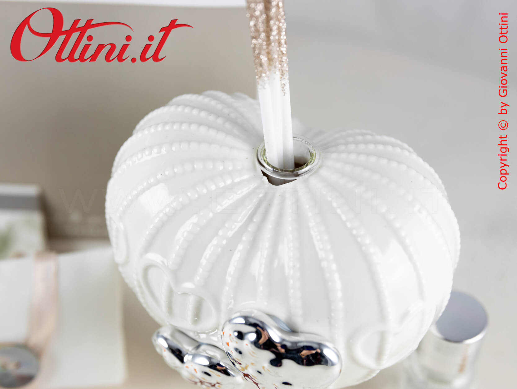 23142 Profumatore Mongolfiera con Cuori Argento Claraluna - immagine 5