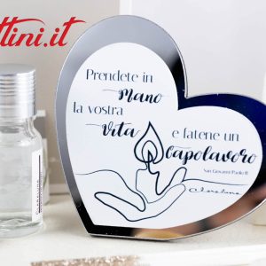 23671 Profumatore Cuore con Aneddoto Giovanni Paolo II