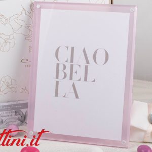 Portafoto Plexiglass Grande Rosa – 25351 Claraluna
