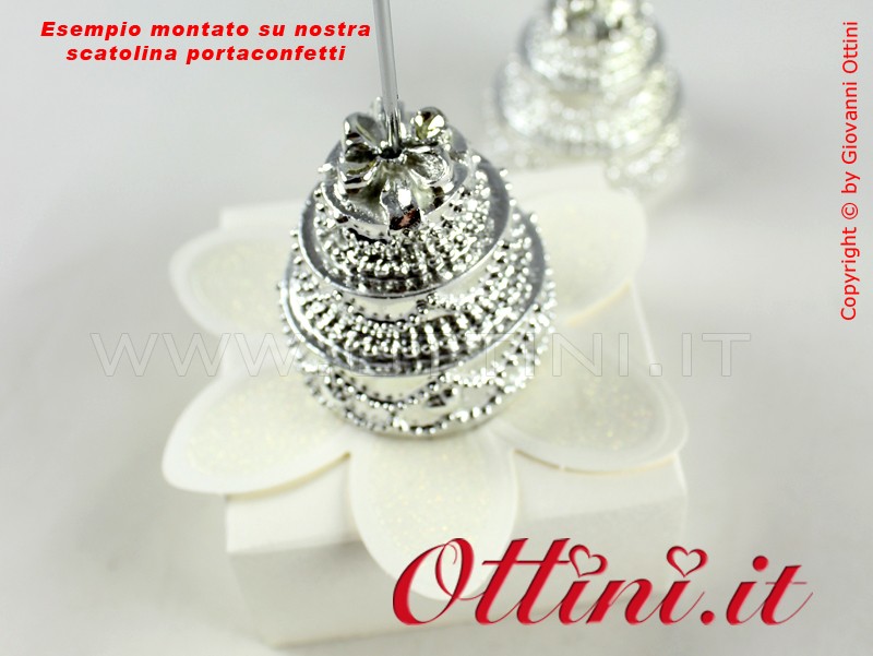 Segnaposto Tortina Silver con Memo - immagine 3