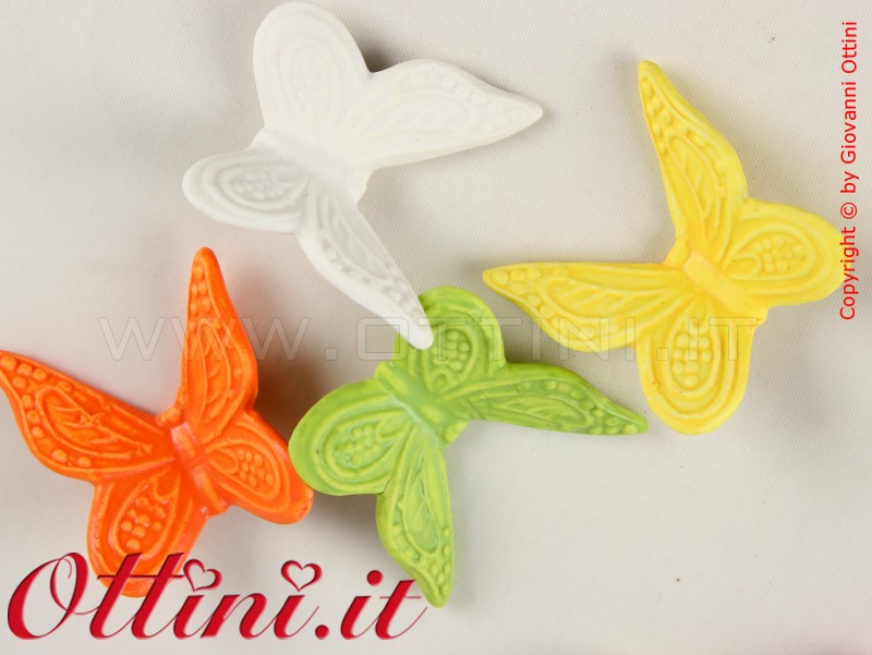 Decorazione Farfalla con Magnete 4 Colori - immagine 2