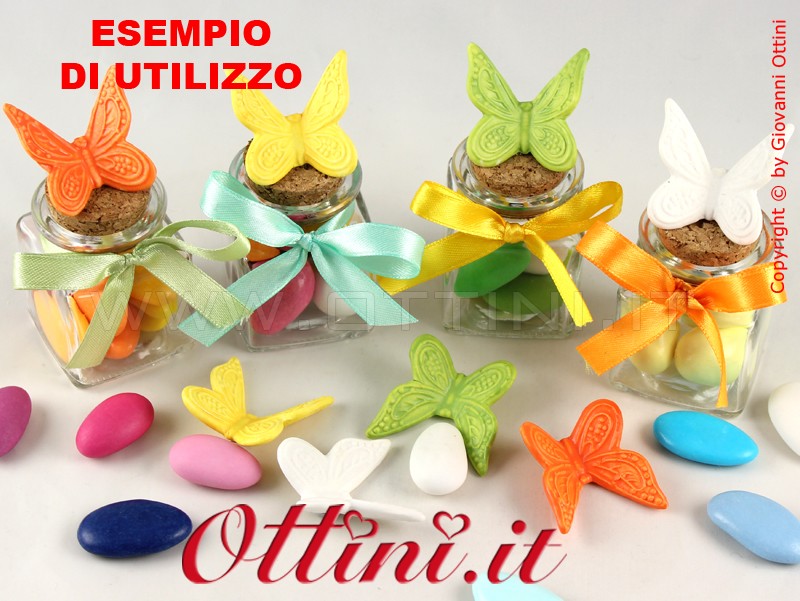 Decorazione Farfalla con Magnete 4 Colori - immagine 3