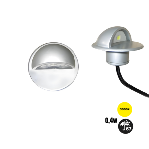 Faretto segnapasso LED da incasso luce indiretta 0,4w IP67 – De Sanctis Light & Design