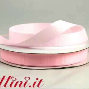 Rotolo Nastro Rosa 15mm Grosgrain
