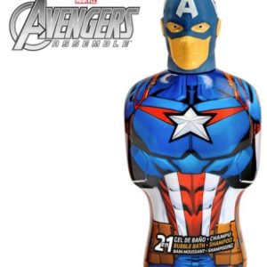 Captain america busto bagno & shampoo 2 in 1 350 ml