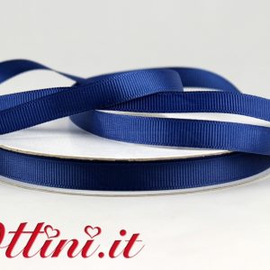 Rotolo Nastro Blu 10mm Grosgrain