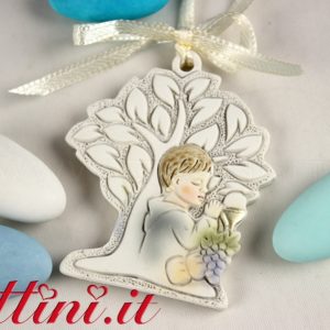 Decoro Comunione Bambino con Albero della Vita