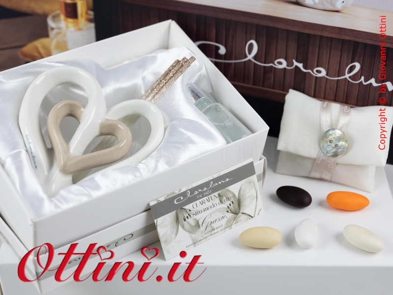 Diffusore Profumatore 2 Cuori con kit Essenza - immagine 4