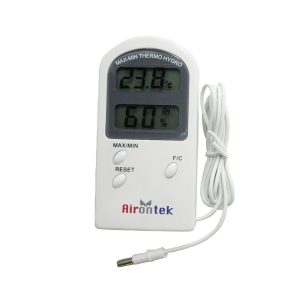 AIRONTEK Termoigrometro Digitale con Sonda per Temperatura