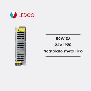 Ledco tr2480 alimentatore 80w 24V 3a ip20