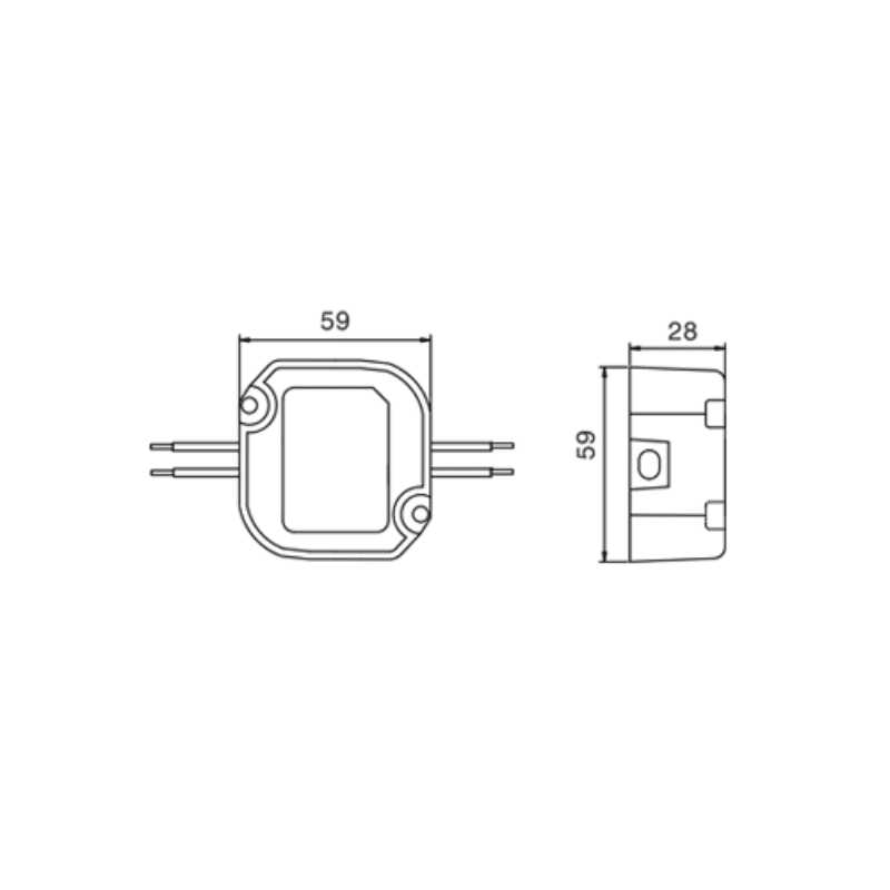 Alimentatore 20W 24V 0.83a ip67 – de Sanctis Light & Design - immagine 2