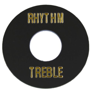 Allparts AP0663-023 Rhythm/Treble Ring Black