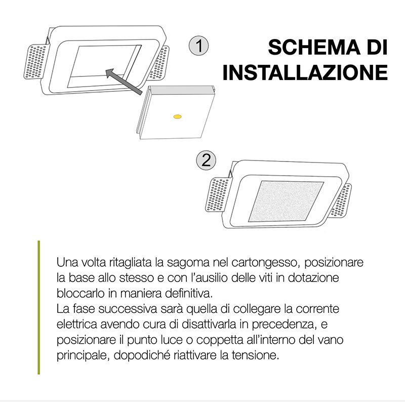 Punto luce faretto led da incasso PLP3 – CF Original - immagine 4