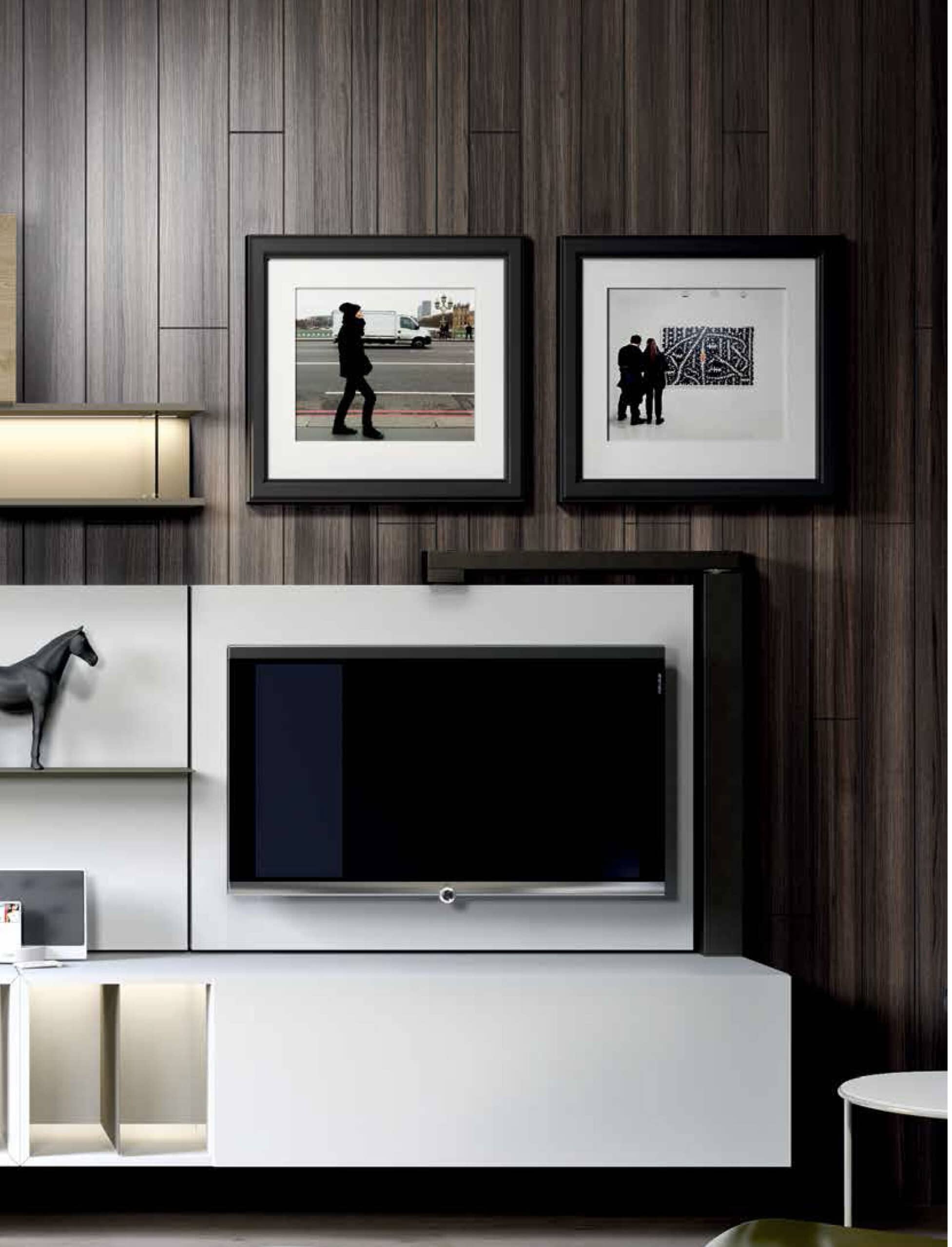 Pareti attrezzate moderne di lusso Astor Sky 2.0 Modello Essenza ed Eleganza Composizione 501 - immagine 2