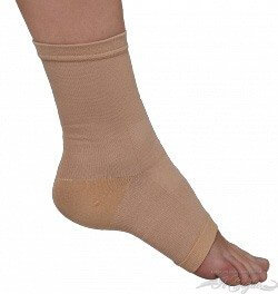 Cavigliera calzino sottile con punta aperta in cotone elastico Dr.Gibaud