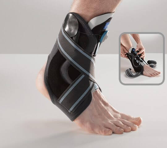 Cavigliera stabilizzante semirigida con chiusura boa thuasne malleodynastab boa