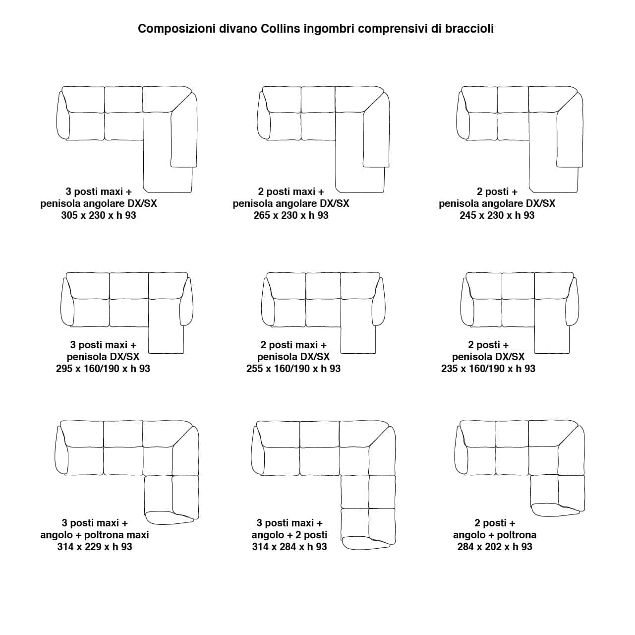 Divano letto con piede alto Collins - immagine 5