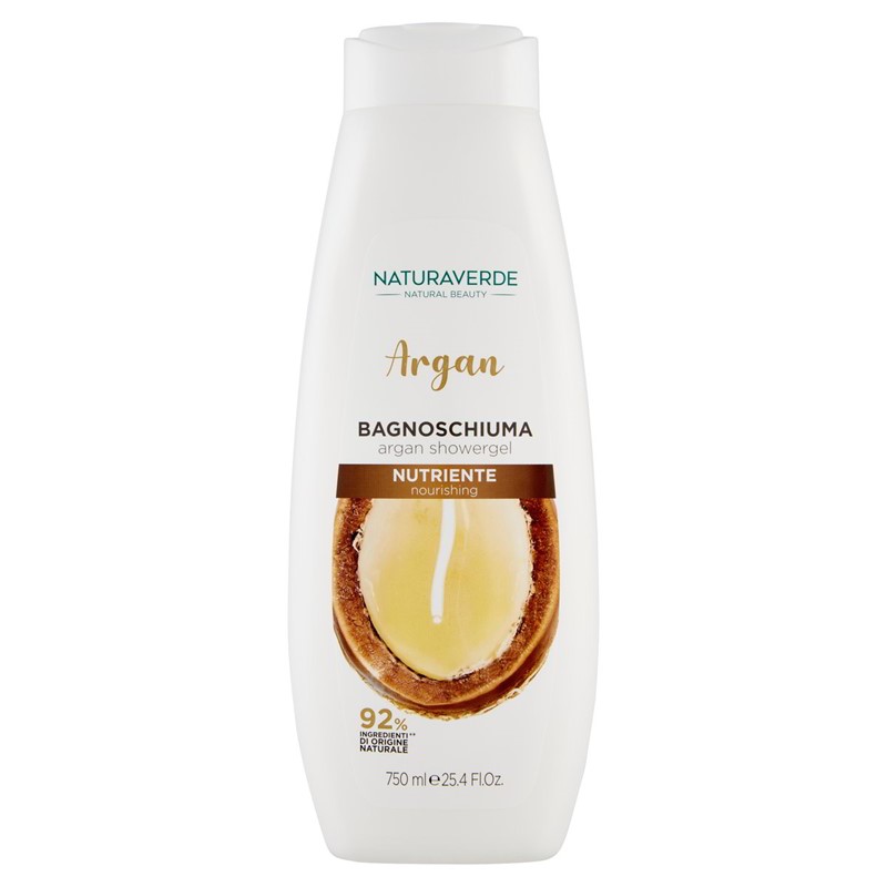 Naturaverde bagnoschiuma argan 750 ml