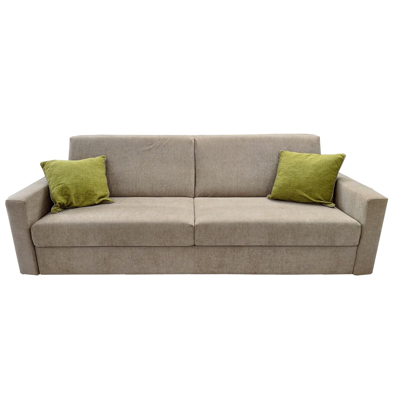 Divano Letto in Svendita Da Esposizione Girevole Milano Lusso con Materasso H 20 cm