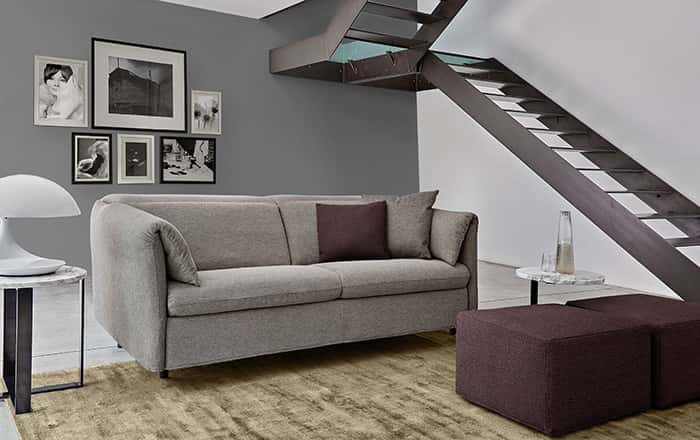 Divano letto per spazi stretti Jesolo North schienale alto recline