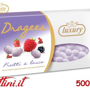 Dragées Frutti di Bosco con Cioccolato Bianco Spolverato