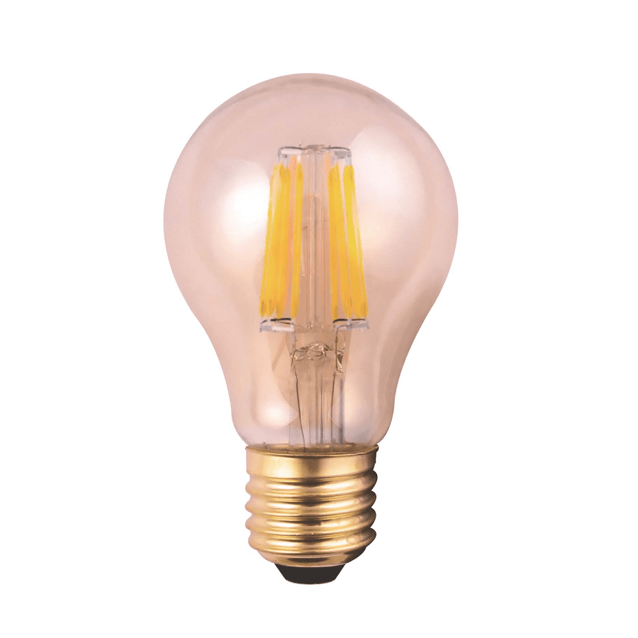 De Sanctis Light & Design – LAMPADINA LED BULBO AMBRATA E27 6W A60