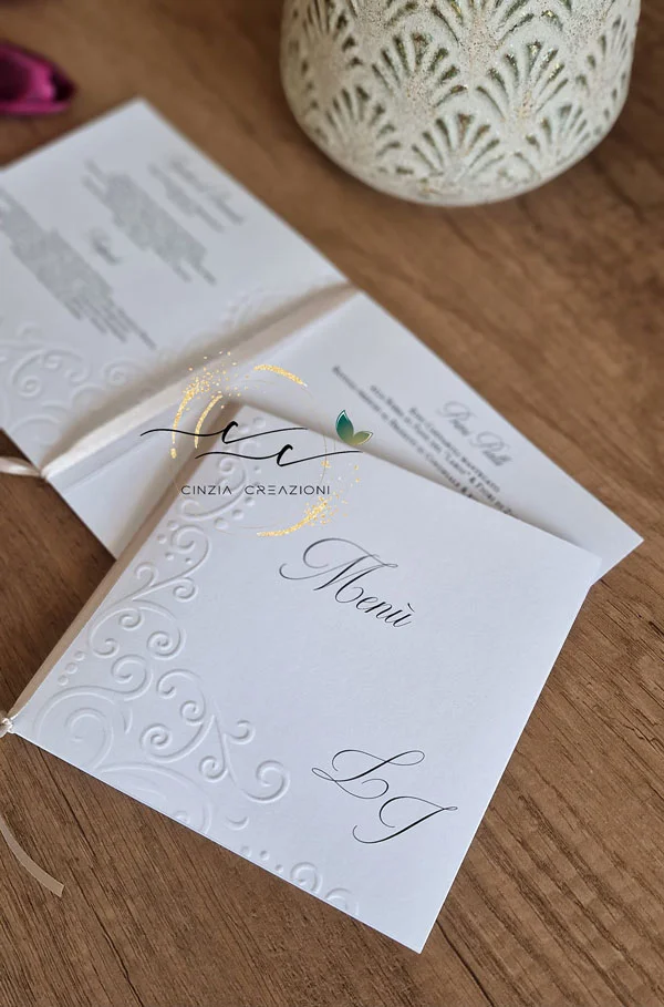 Menu semplice con rilievo onde - immagine 2