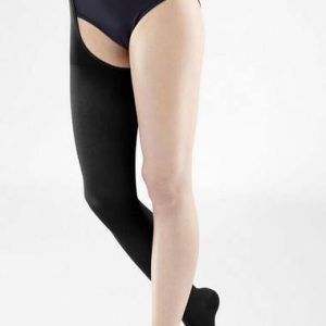 Monocollant CCL2 a compressione graduata Bauerfeind Venotrain Soft con bordi in silicone