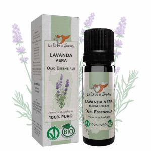 Le Erbe di Janas Olio Essenziale di Lavanda Vera (angustifolia/officinalis) Sardegna BIO 10 ml