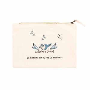 Pochette con zip in Cotone Ecologico (vuota)