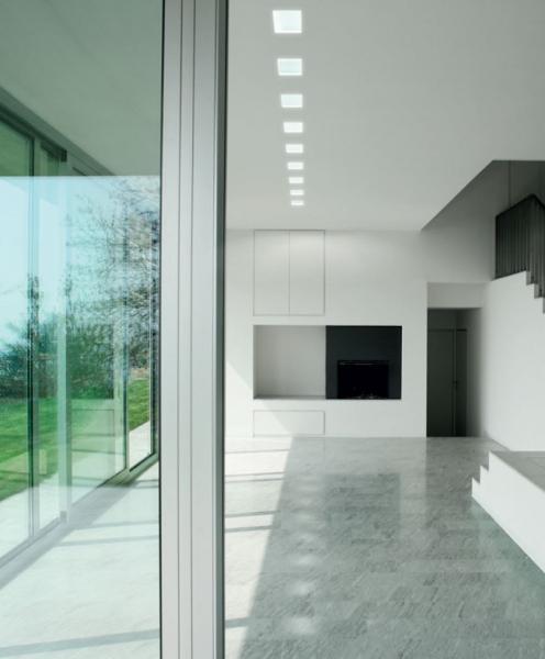 Porta faretto da incasso in gesso quadrato ART.42 - immagine 6