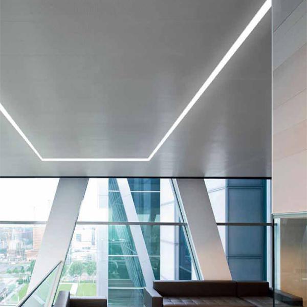 3 metri Profilo per Led in gesso Tagli di luce DS4008 - immagine 5