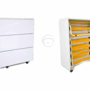 Paggetto mobile letto bianco modello Foldy – In svendita