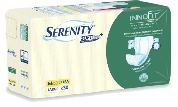 Pannoloni a mutandina incontinenza moderata Serenity softdry + innofit premium traspirante