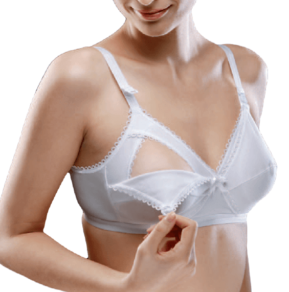 Reggiseno per allattamento con coppe apribili safte jolie maman 2222