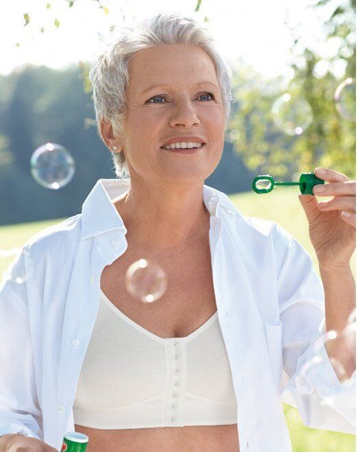 Reggiseno per protesi con tasche e chiusura anteriore Anita 5322x salvia - immagine 2