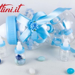 Maxi Biberon Salvadanaio Cielo con 30 mini Biberon