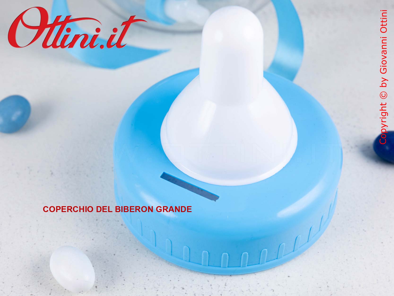 Maxi Biberon Salvadanaio Cielo con 30 mini Biberon - immagine 5